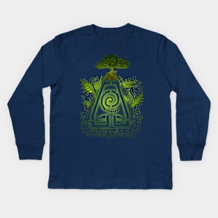 Tribal Earth. Kids Long Sleeve T-Shirt